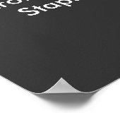 Nur Staph-Labrador Poster (Ecke)