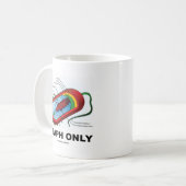 Nur Staphylo (Bakterien-Gesundheits-Medizin-Spaß) Kaffeetasse (Vorderseite Links)