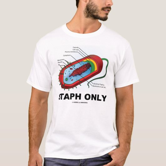 Nur Staphylo (Biologieprokaryote-Spaß) T-Shirt (Vorderseite)