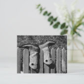 Nur Stiefel Postkarte (Stehend Vorderseite)