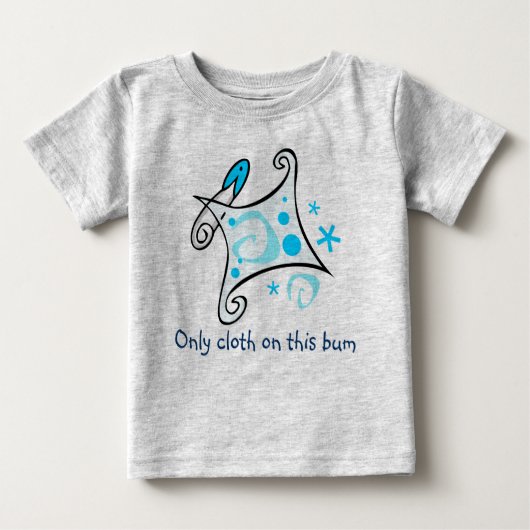 Nur Stoff auf diesem Gammler Baby T-shirt (Vorderseite)
