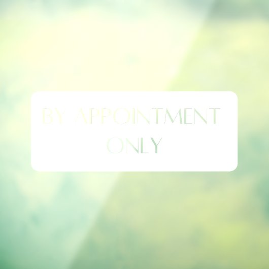 Nur Storefront Decal Fensteraufkleber (Blatt 3)