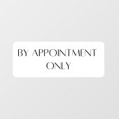 Nur Storefront Decal Fensteraufkleber (Blatt)