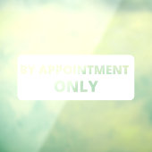 Nur Storefront Decal Fensteraufkleber (Blatt 3)