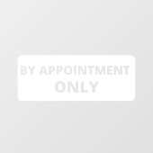 Nur Storefront Decal Fensteraufkleber (Blatt)