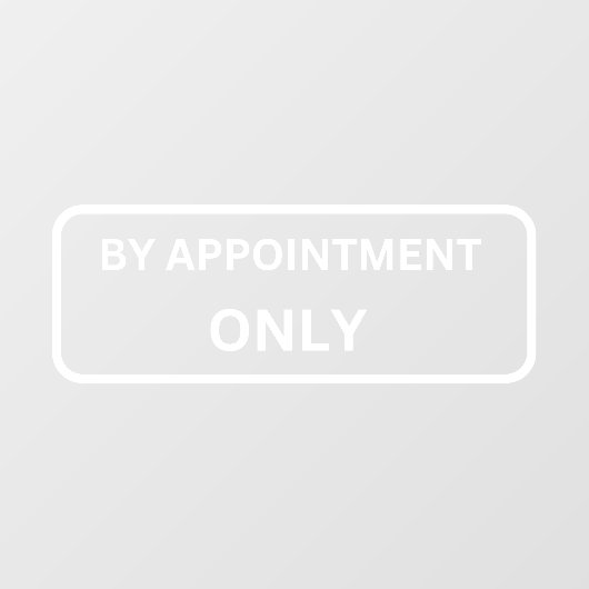 Nur Storefront Decal Fensteraufkleber (Blatt)