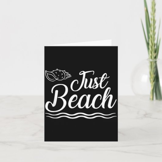 Nur Strand Karte (Vorderseite)