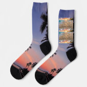 Nur Strand-Vibes-Crew-Socken Socken (Linkes Detail)
