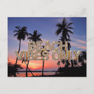 Nur Strand-Vibes Postkarte