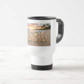 Nur Strand-Vibes-Tasse Reisebecher (VorderseiteRechts)