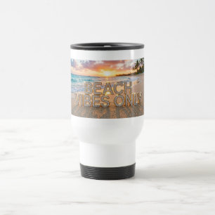 Nur Strand-Vibes-Tasse Reisebecher