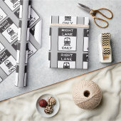 Nur Straßenbahn rechts Geschenkpapier