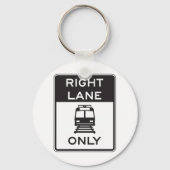 Nur Straßenbahn rechts Schlüsselanhänger (Rückseite)