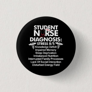 Nur Student der Krankenpflege Krankenpflege Button