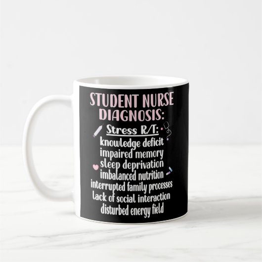 Nur Student der Krankenpflege Krankenpflege Kaffeetasse (Links)