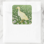 Nur suchen quadratischer aufkleber (Tasche)