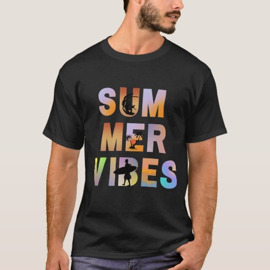 Nur Summer Vibes T-Shirt (Vorderseite)