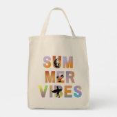 Nur Summer Vibes Tragetasche (Rückseite)