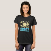 Nur Sunny Vibes - Bold Retro Sunshine Graphic T-Shirt (Vorne ganz)