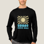 Nur Sunny Vibes - Bold Retro Sunshine Graphic Tri-Blend Shirt (Vorderseite)