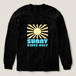 Nur Sunny Vibes - Bold Retro Sunshine Graphic Tri-Blend Shirt