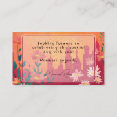 Nur Sunset Serenade Hochzeit für Erwachsene Begleitkarte (Rückseite)