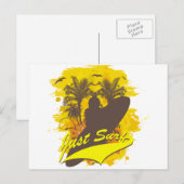 Nur surfen postkarte (Vorne/Hinten)