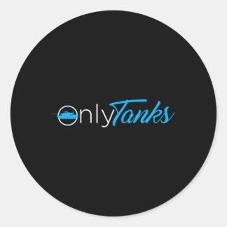 Nur Tanks Tank M1 Abrams Runder Aufkleber