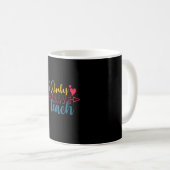 Nur tapfere Lehrertage Kaffeetasse (VorderseiteRechts)