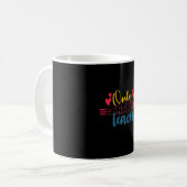 Nur tapfere Lehrertage Kaffeetasse (Vorderseite Links)