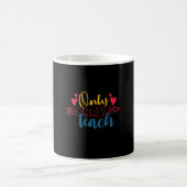Nur tapfere Lehrertage Kaffeetasse (Mittel)