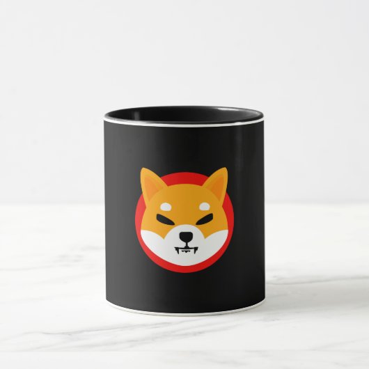 Nur Tasse des Shiba Inu-Logos (Zentrum)
