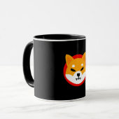 Nur Tasse des Shiba Inu-Logos (Vorderseite Links)