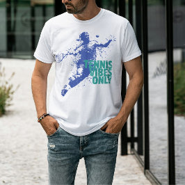 Nur Tennis Vibes Grunge Distressed T-Shirt