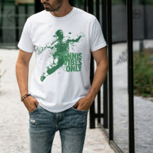 Nur Tennis Vibes Retro Grunge Splatter Sport