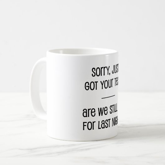 Nur Text Got Kaffeetasse (Vorderseite Links)