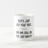 Nur Text Got Kaffeetasse (Mittel)