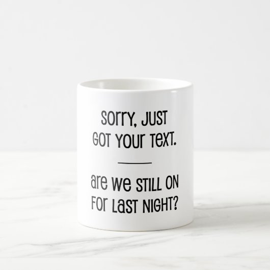 Nur Text Got Kaffeetasse (Mittel)