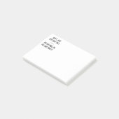 Nur Text Got Post-it Klebezettel (angewinkelt)