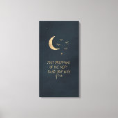 Nur träumen leinwanddruck (Vorderseite)