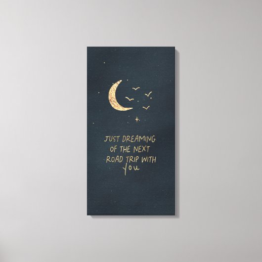 Nur träumen leinwanddruck (Vorderseite)