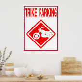 Nur Trike Parking Poster (Küche)