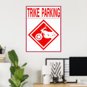 Nur Trike Parking Poster (Heimbüro)