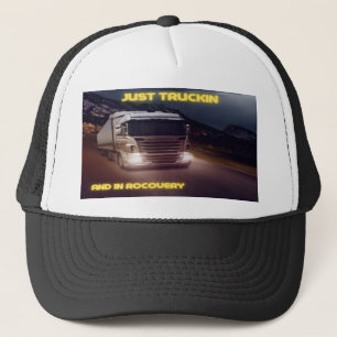 Nur Truckin und Erholung Hut Truckerkappe