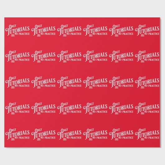 Nur Tutorials, keine Übung Geschenkpapier (Flach)