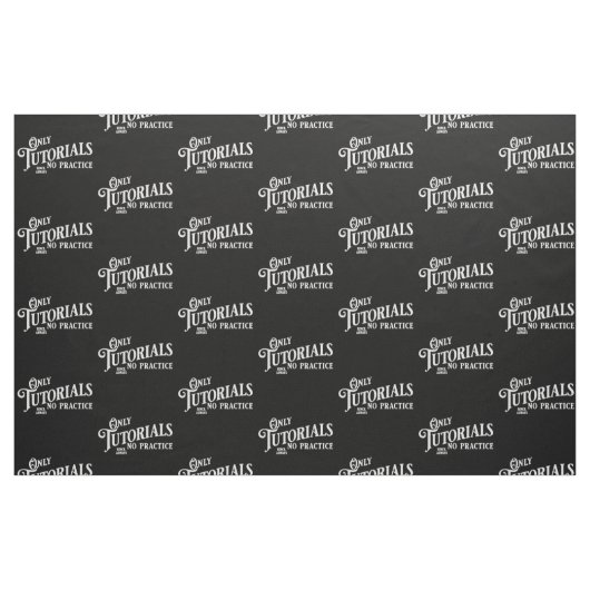 Nur Tutorials, keine Übung Stoff (Fat Quarter (45,7 x 55,9 cm))
