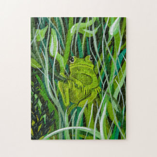 Nur um das Froschräunchen herumhängen Puzzle