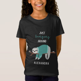 Nur um Faultier herum aquamarin T-Shirt