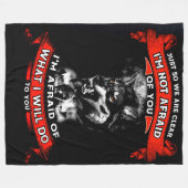 NUR UM KLAR ZU SEIN FLEECEDECKE (Vorderseite (Horizontal))