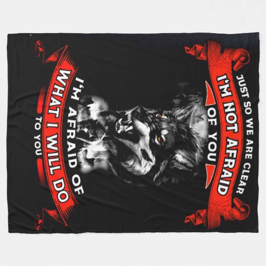 NUR UM KLAR ZU SEIN FLEECEDECKE (Vorderseite (Horizontal))